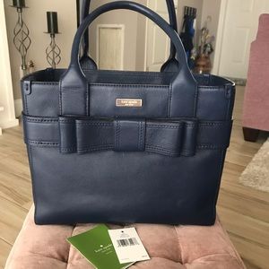 Kate Spade Quinn Villabella Avenue Navy tote